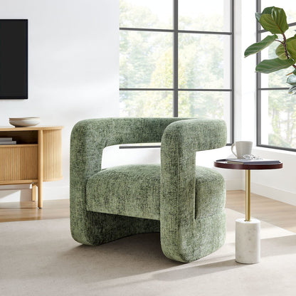 Jaylin Upholstered Chenille Accent Chair