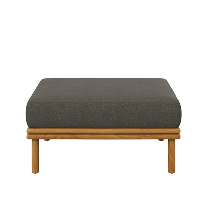 Wren Outdoor Patio Teak Wood Ottoman