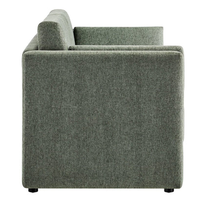 Linden Upholstered Heathered Chenille Sofa