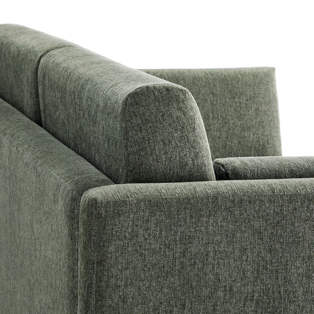 Linden Upholstered Heathered Chenille Sofa