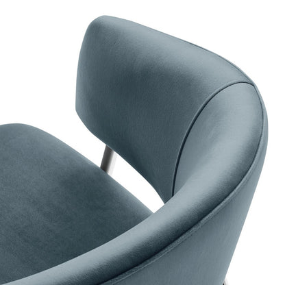 Nella Upholstered Performance Velvet Dining Chair Set of 2