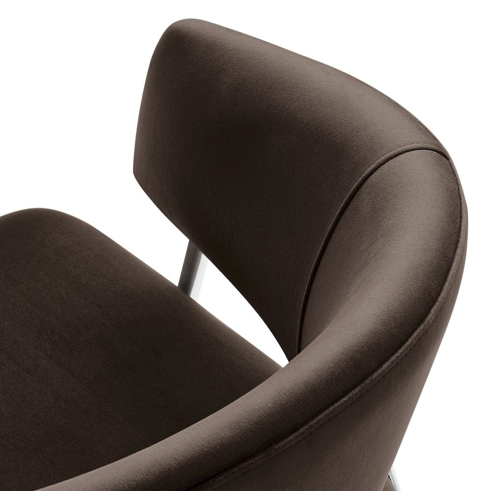 Nella Upholstered Performance Velvet Dining Chair Set of 2