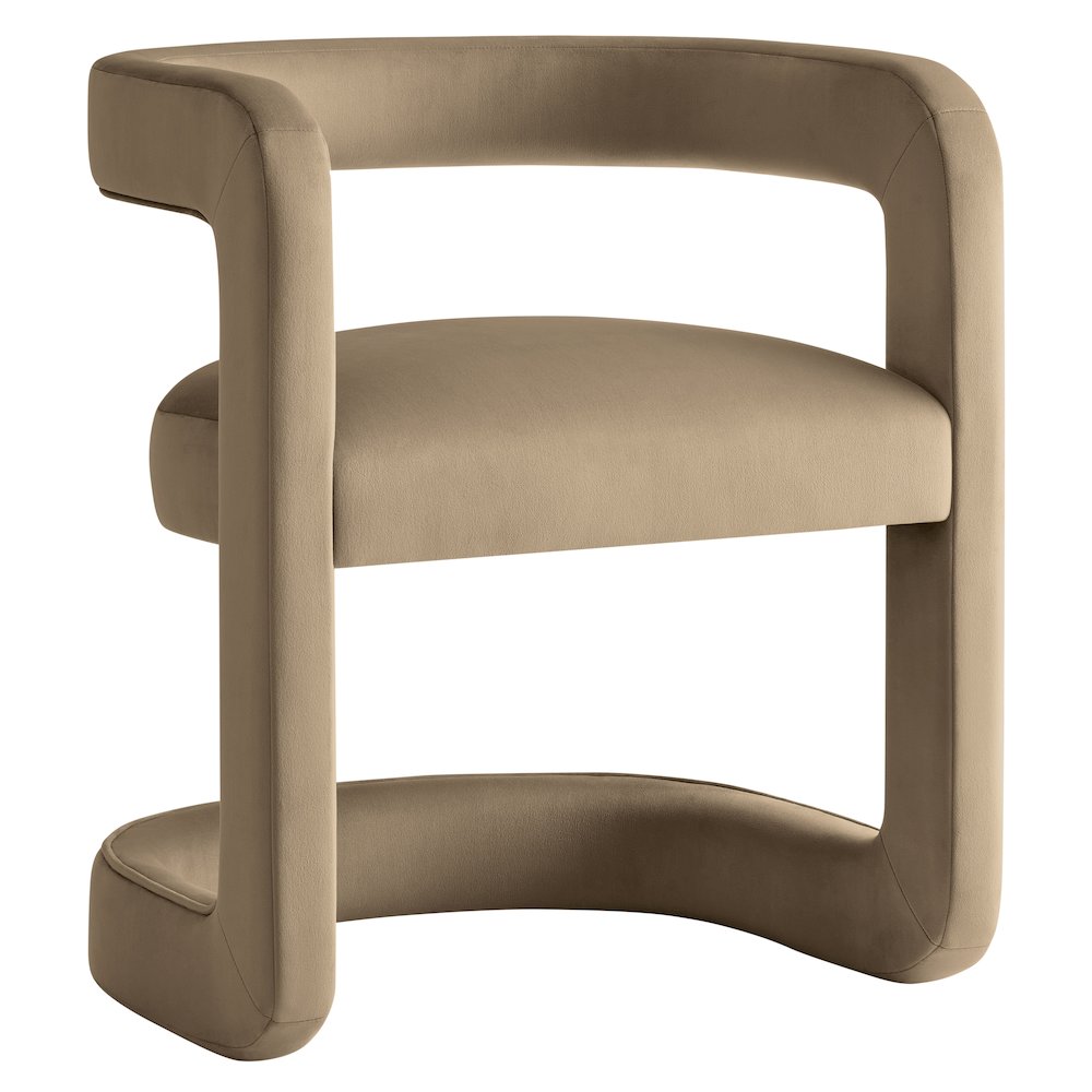 Winslow Barrel Performance Velvet Dining Chair
