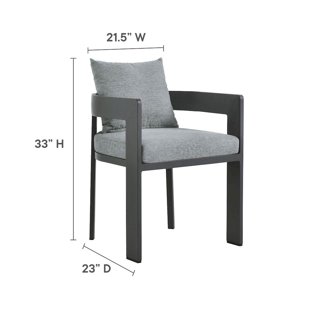 Tahoe Outdoor Patio Aluminum Dining Chair