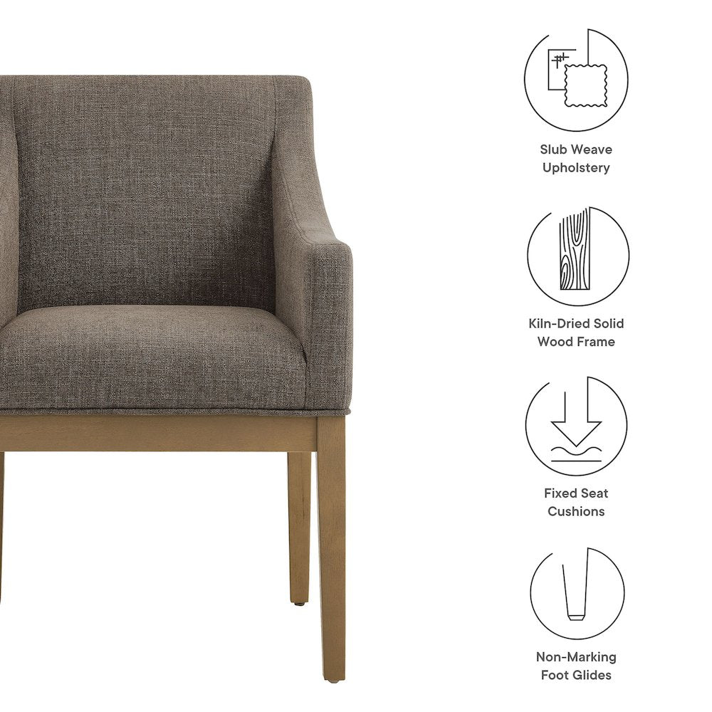 Alton Fabric Upholstered Dining Armchair