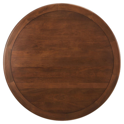 Lippa 60" Round Pedestal Solid Wood Dining Table