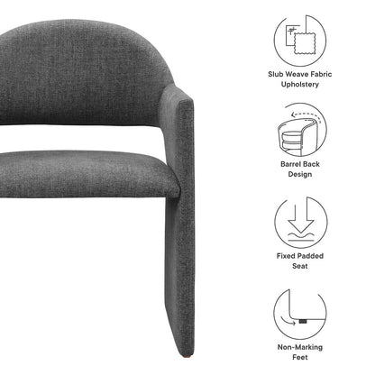 Talia Upholstered Fabric Dining Armchair