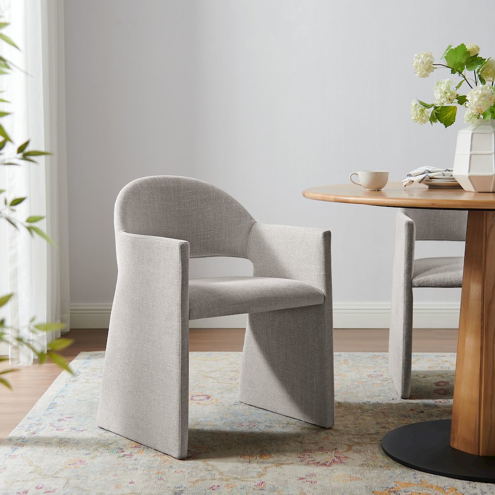 Talia Upholstered Fabric Dining Armchair