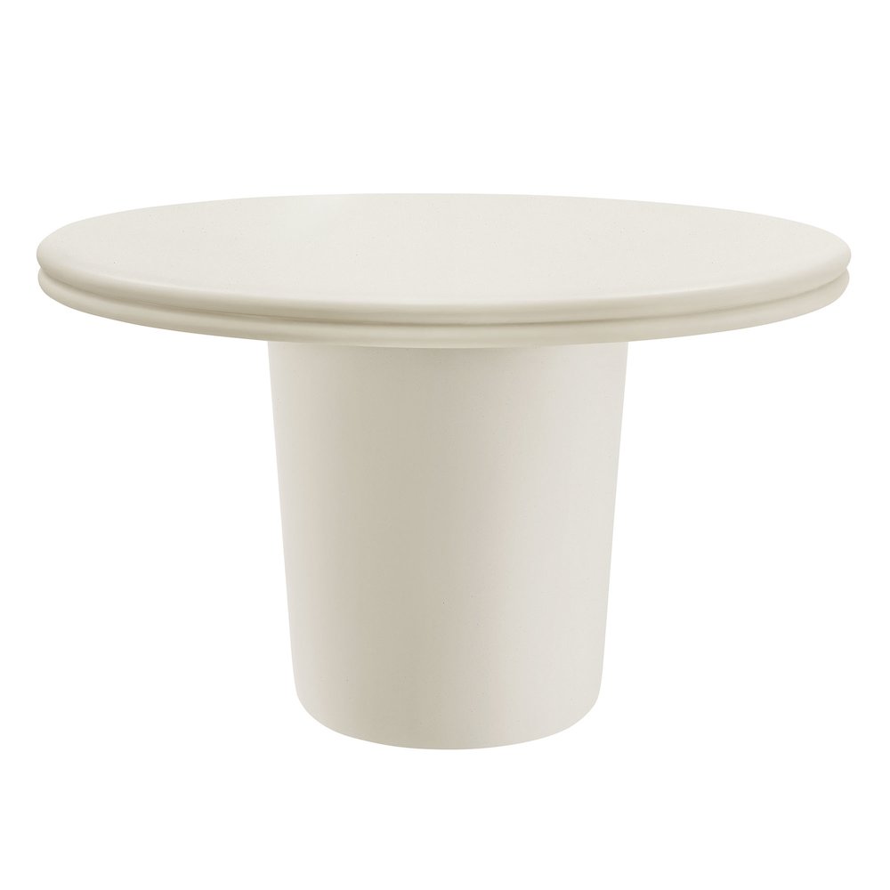 Brion 48" Indoor - Outdoor Patio Concrete Round Dining Table