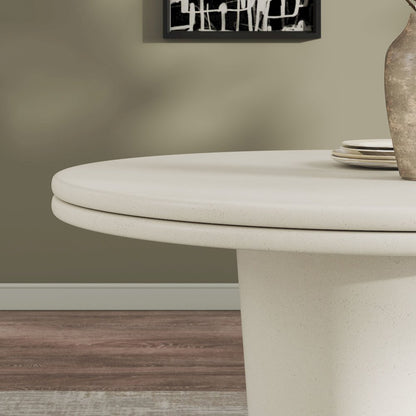 Brion 48" Indoor - Outdoor Patio Concrete Round Dining Table