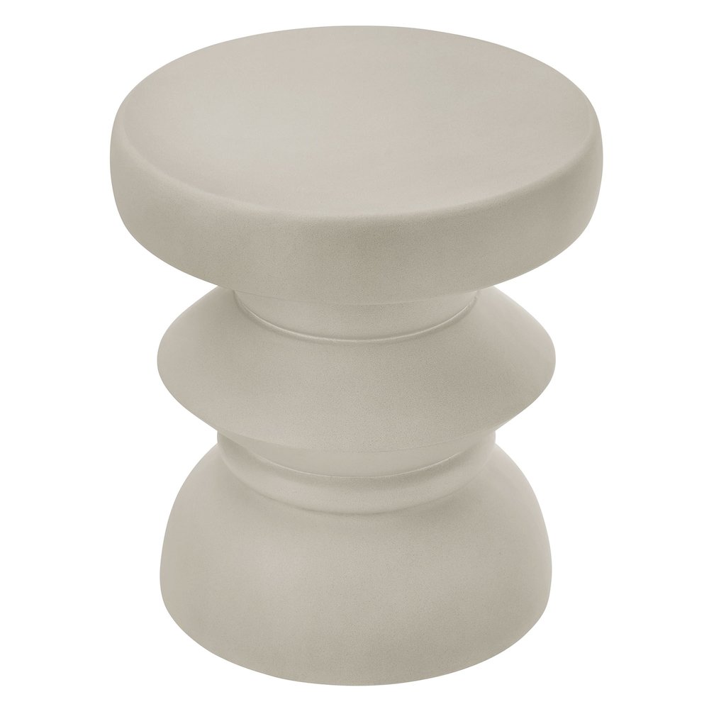 Terza Indoor - Outdoor Patio Concrete Side Table