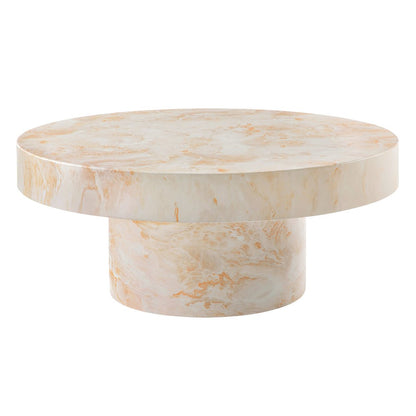 Alora Indoor - Outdoor Patio Concrete Round Coffee Table