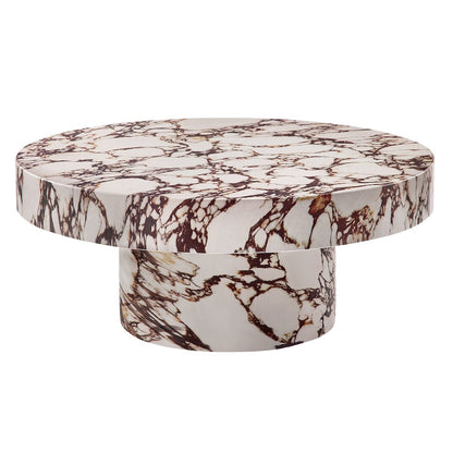 Alora Indoor - Outdoor Patio Concrete Round Coffee Table