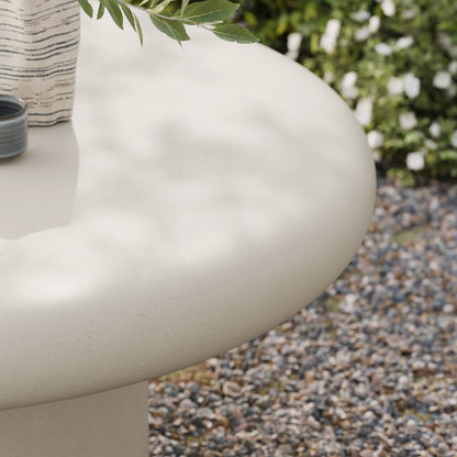 Argos Indoor - Outdoor Patio Concrete Round Coffee Table