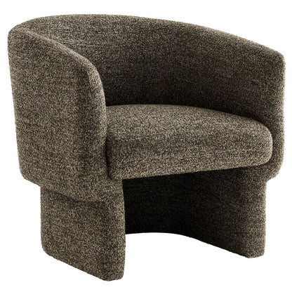 Muse Boucle Fabric Barrel Accent Chair