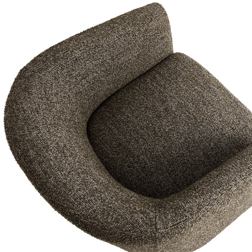 Muse Boucle Fabric Barrel Accent Chair