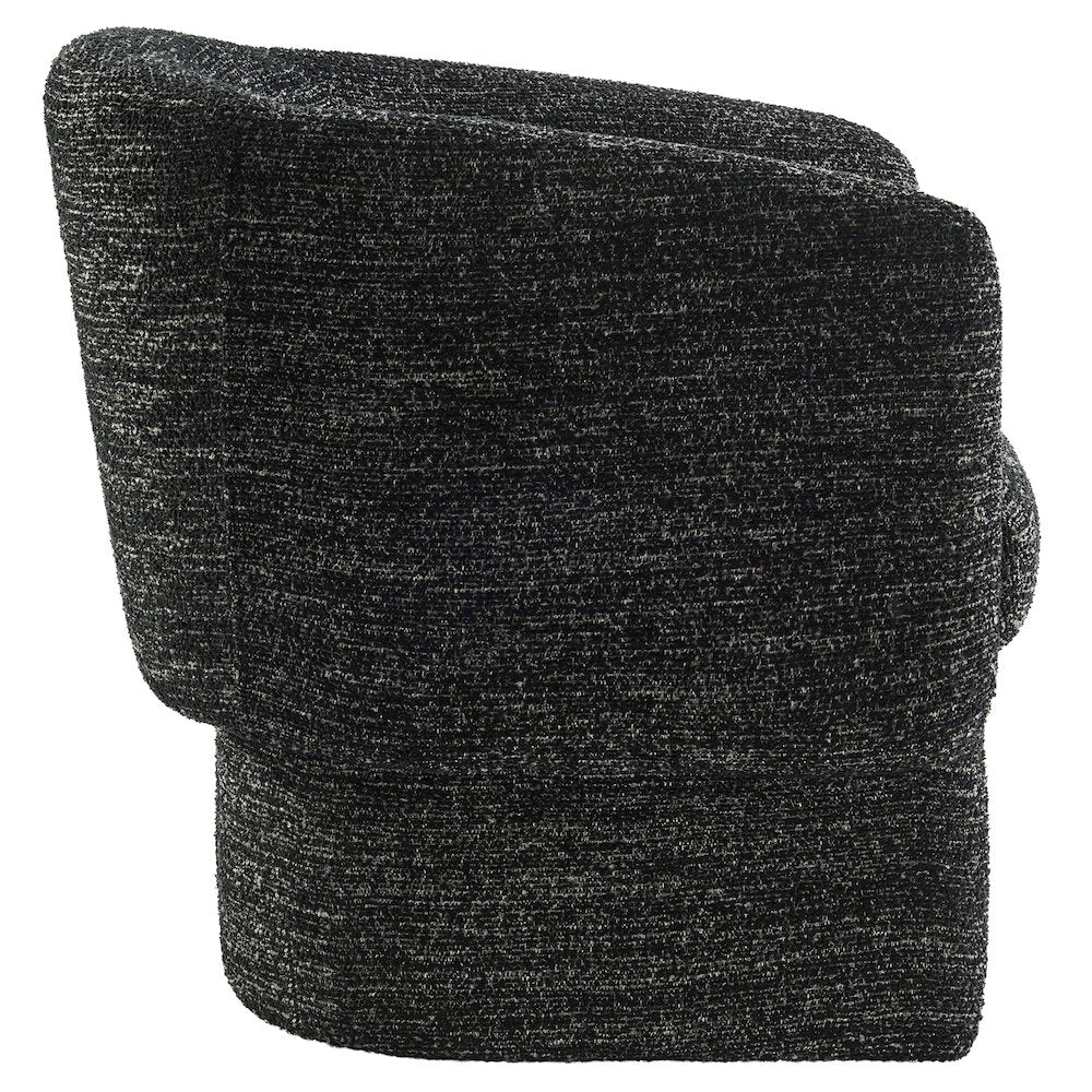 Muse Boucle Fabric Barrel Accent Chair