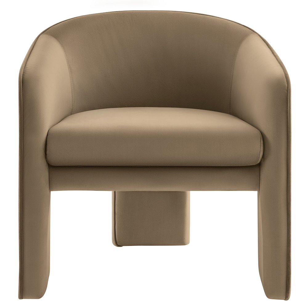 Greer Performance Velvet Upholstered Accent Armchair