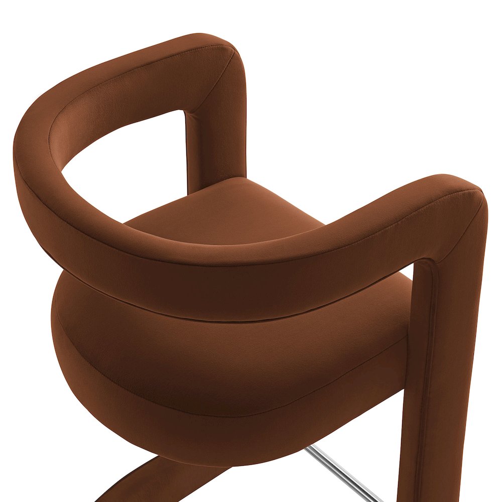 Winslow Performance Velvet Counter Stool