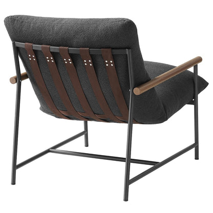 Raya Outdoor Patio Boucle Sling Lounge Chair