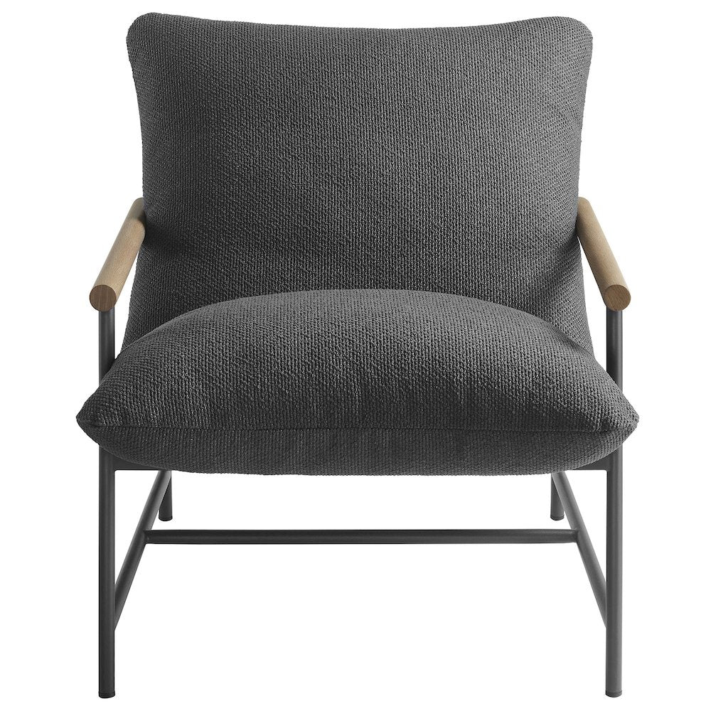Raya Outdoor Patio Boucle Sling Lounge Chair