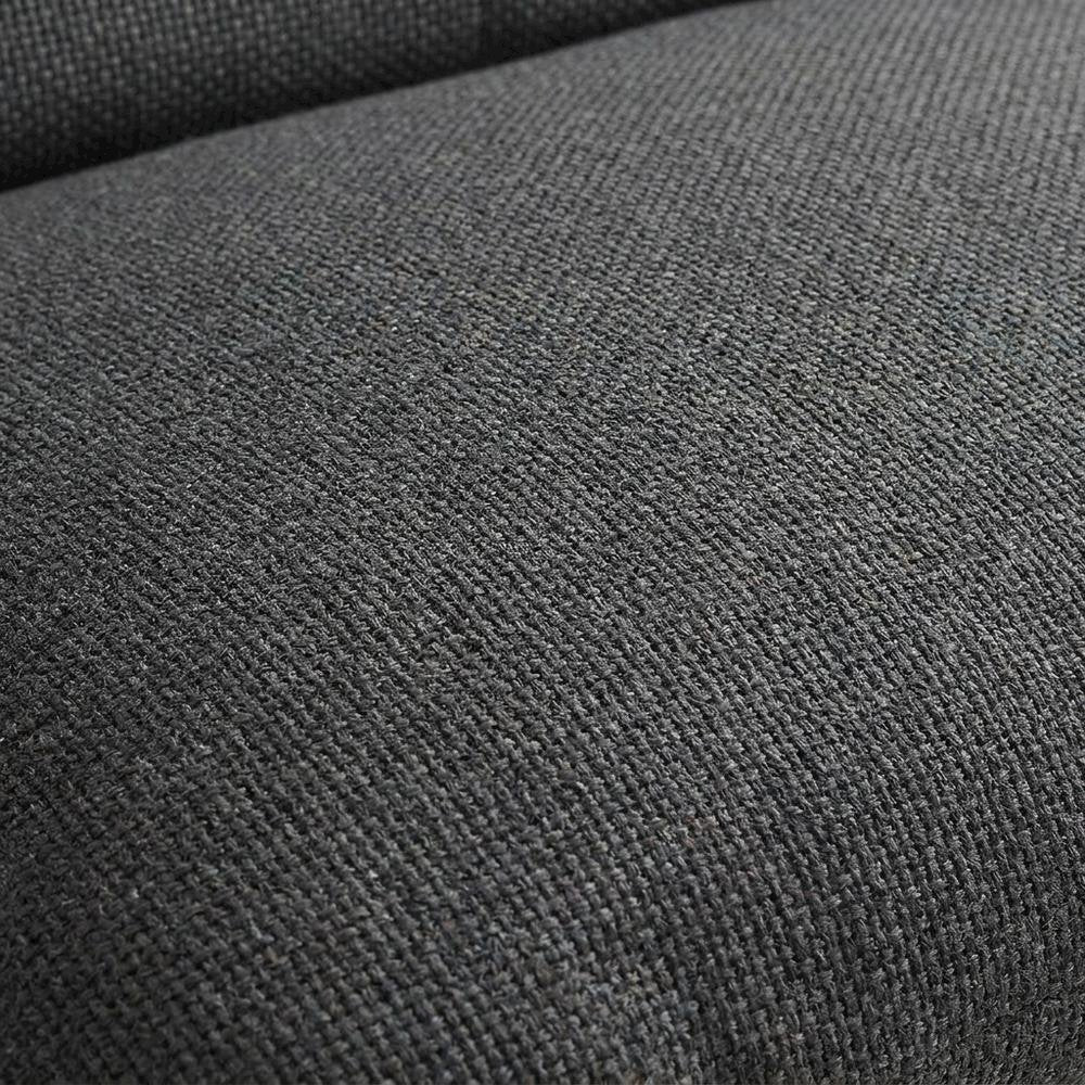 Boucle Sling Outdoor Patio Chair for Deck, Porch, and Accent Seating, Charcoal
