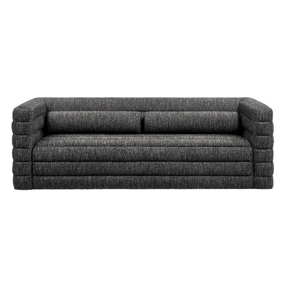 Relle Channel Tufted Boucle Upholstered Sofa