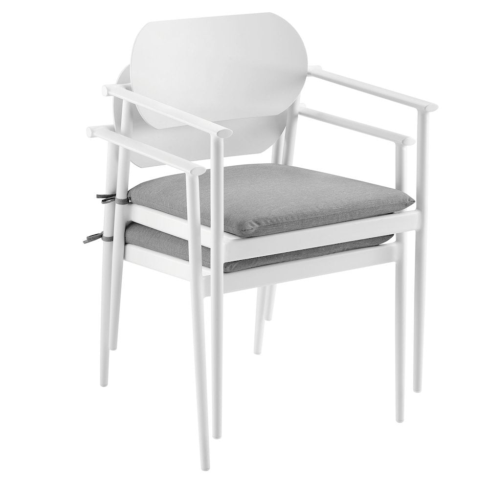 Aeris 7-Piece Outdoor Patio Aluminum Dining Set