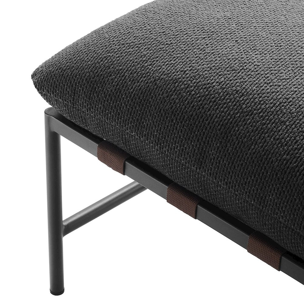 Raya Outdoor Patio Boucle Ottoman