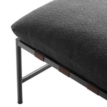 Raya Outdoor Patio Boucle Ottoman