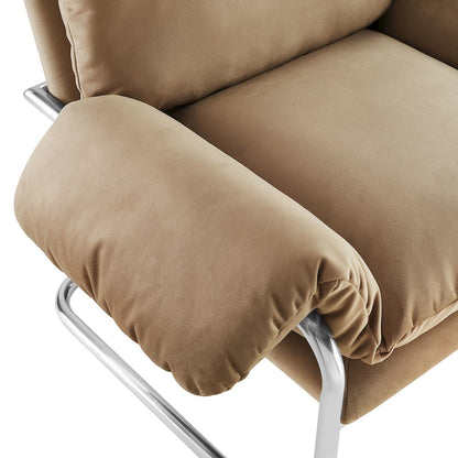 Ansel Performance Velvet Accent Chair