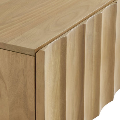 Sorren Scalloped 54" Wood TV Stand