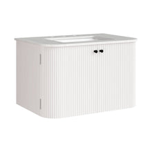Zia 30" Wall-Mount Bathroom Vanity with Marble Sink
