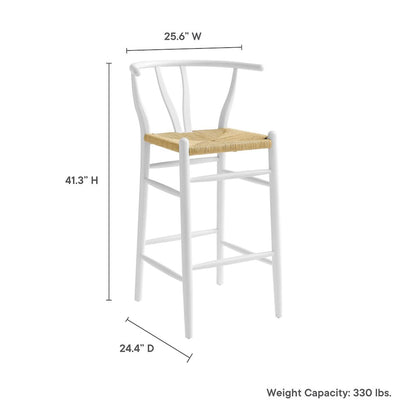 Amish Wood Bar Stool