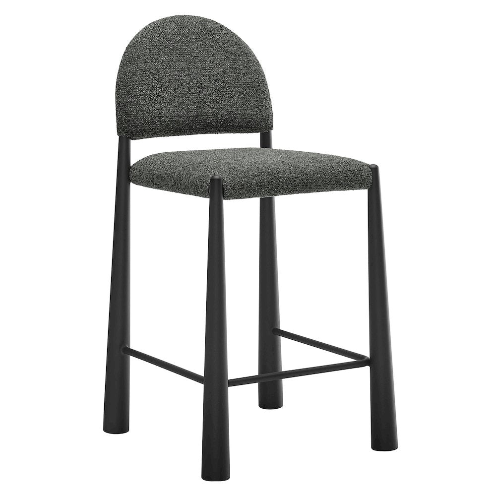 Hayley Upholstered Fabric Counter Stool