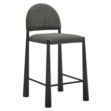 Hayley Upholstered Fabric Counter Stool