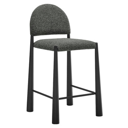 Hayley Upholstered Fabric Counter Stool