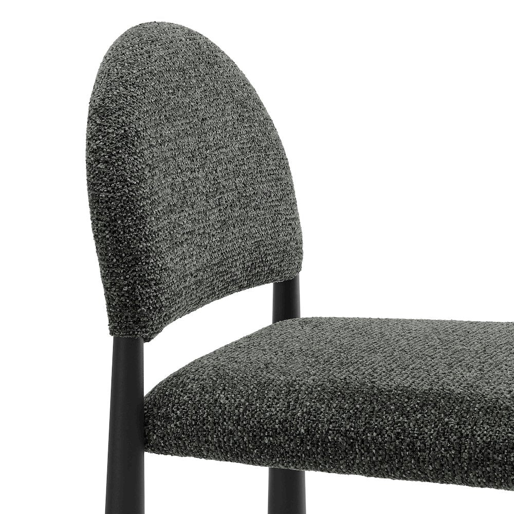 Hayley Upholstered Fabric Counter Stool