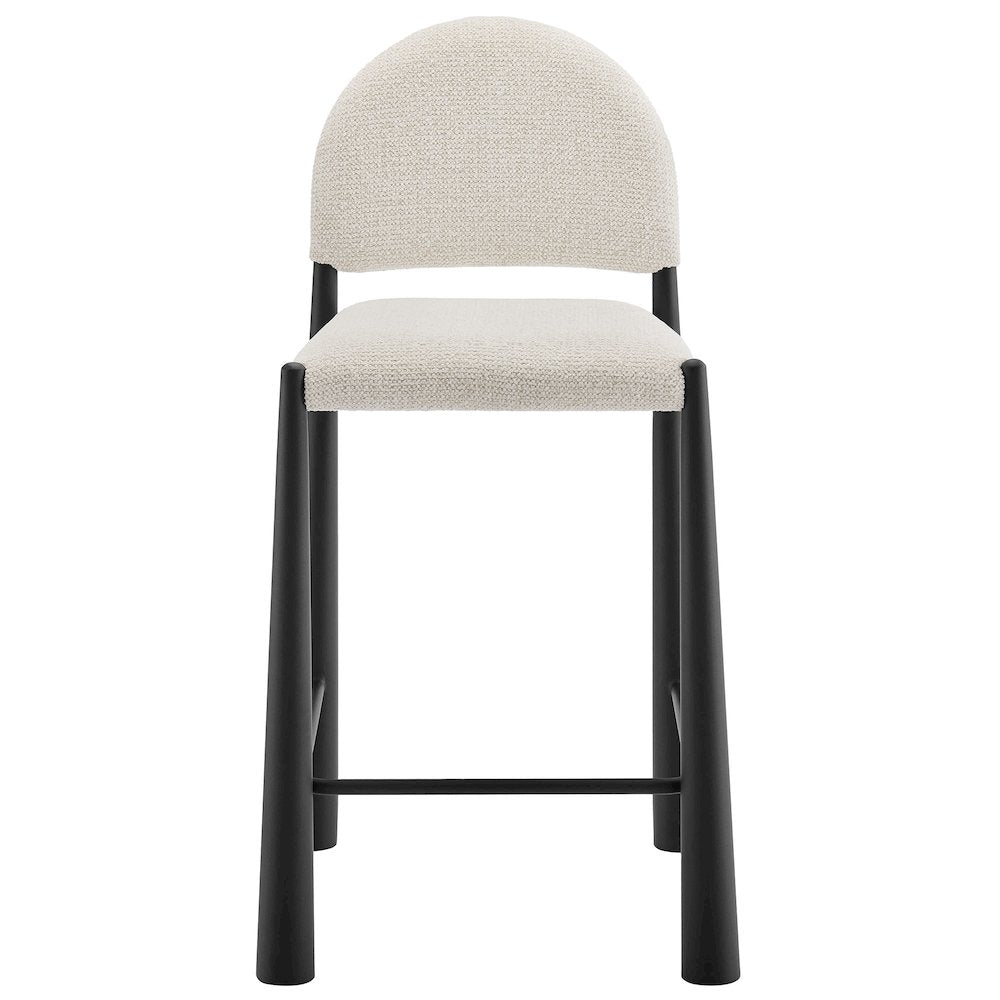 Hayley Upholstered Fabric Counter Stool