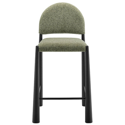 Hayley Upholstered Fabric Counter Stool