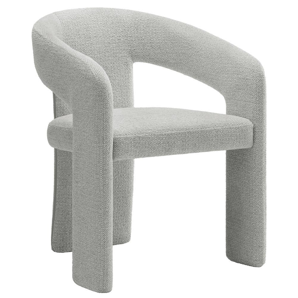 Oslo Barrel Fabric Upholstered Dining Accent Chair