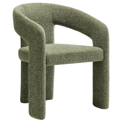 Oslo Barrel Fabric Upholstered Dining Accent Chair