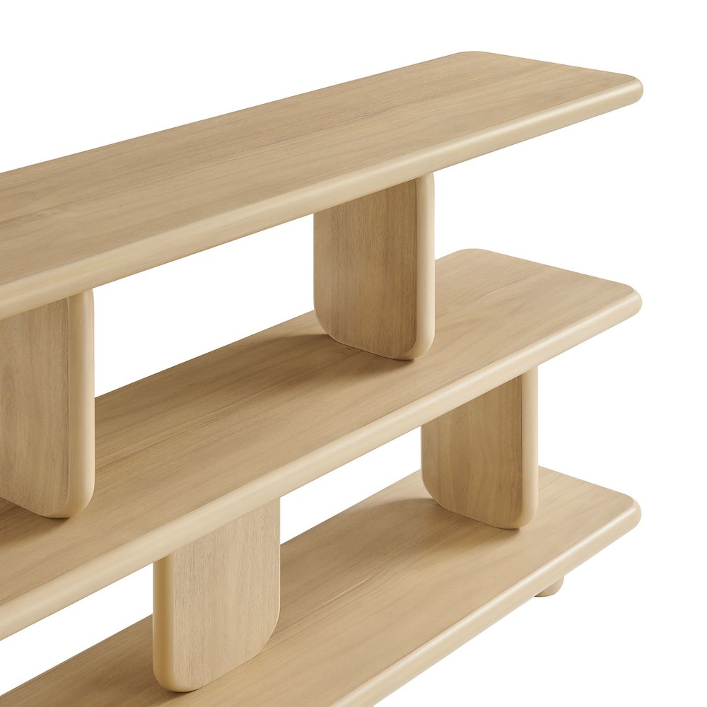 Lyle Sculptural 2-Tier Bookshelf