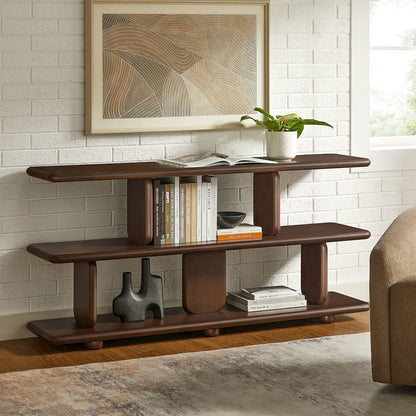 Lyle Sculptural 2-Tier Bookshelf