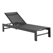 Tahoe Outdoor Patio Mesh and Aluminum Chaise Lounge