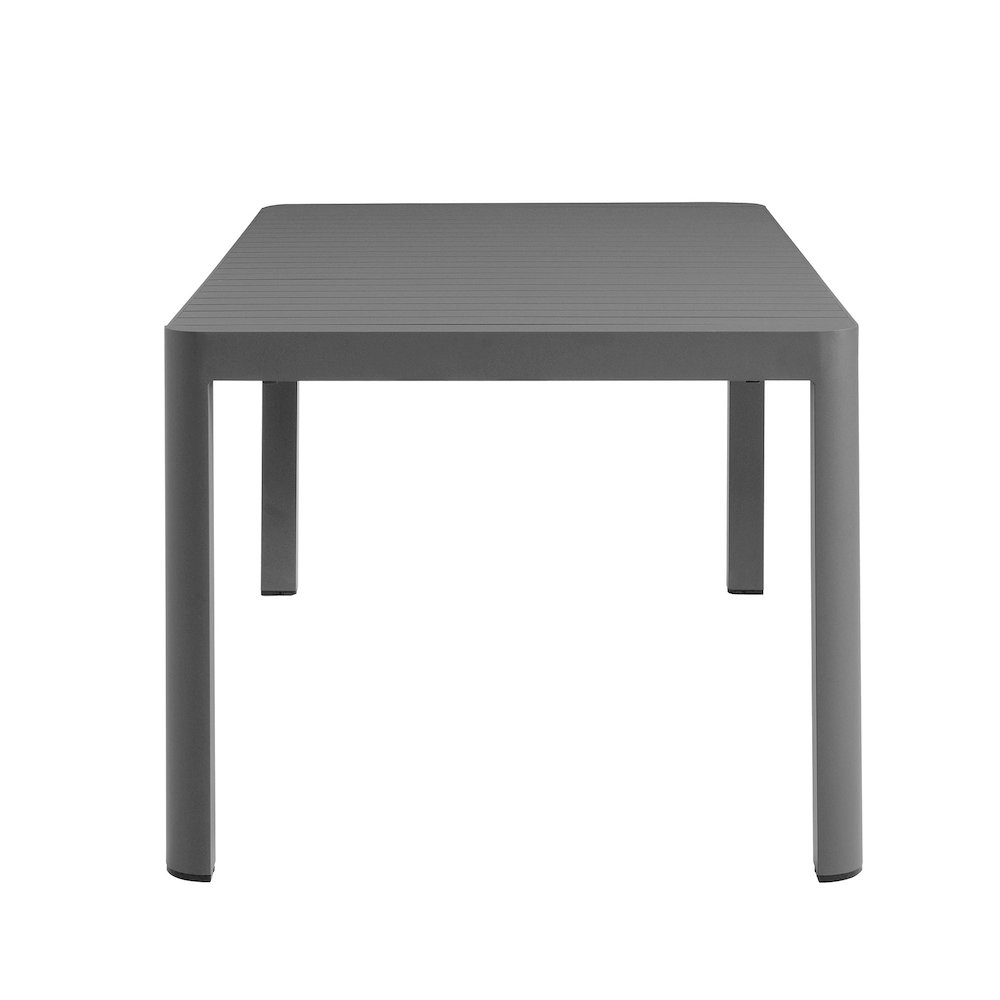 Tahoe Outdoor Patio Aluminum Extendable Dining Table