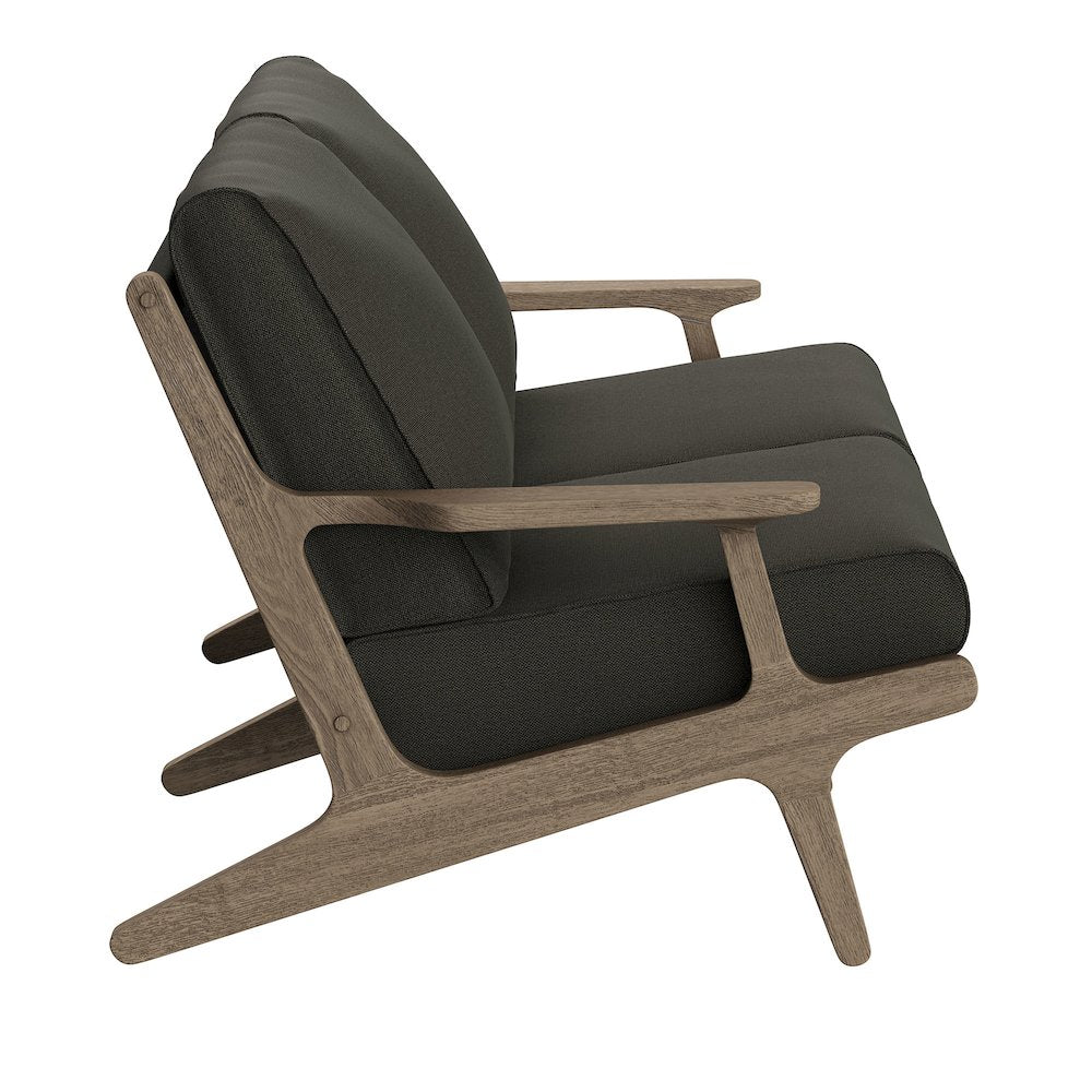 Saratoga Outdoor Patio Teak Wood Loveseat