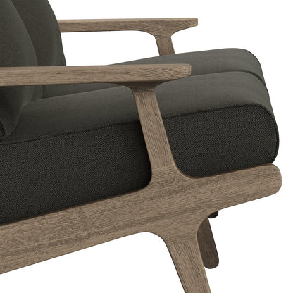 Saratoga Outdoor Patio Teak Wood Loveseat