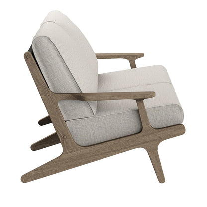 Saratoga Outdoor Patio Teak Wood Loveseat
