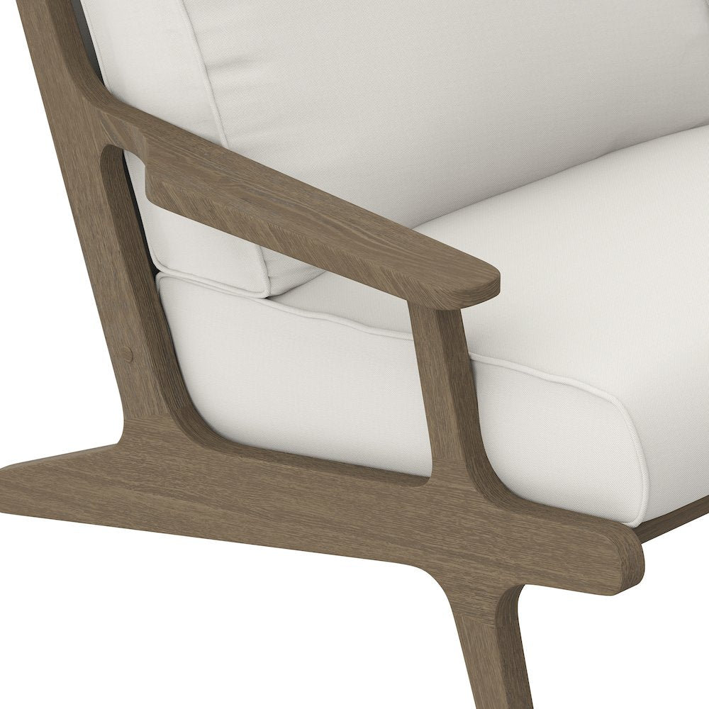 Saratoga Outdoor Patio Teak Wood Armchair
